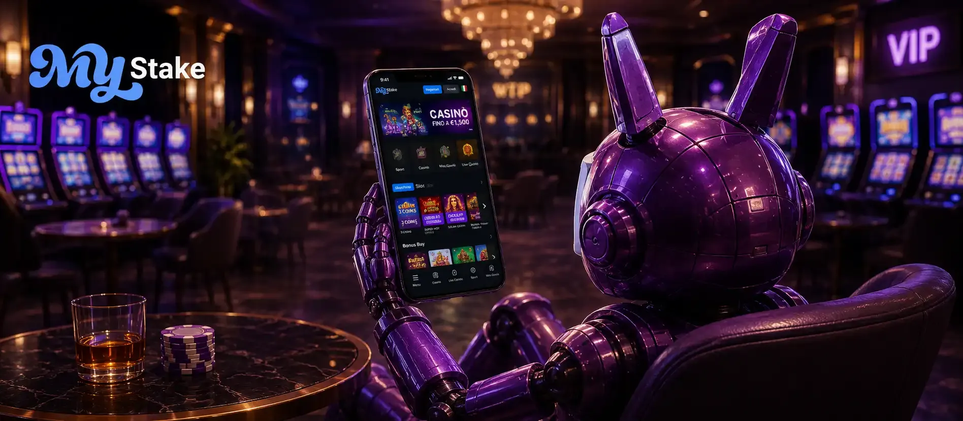 Esplora Mystake app in Italia